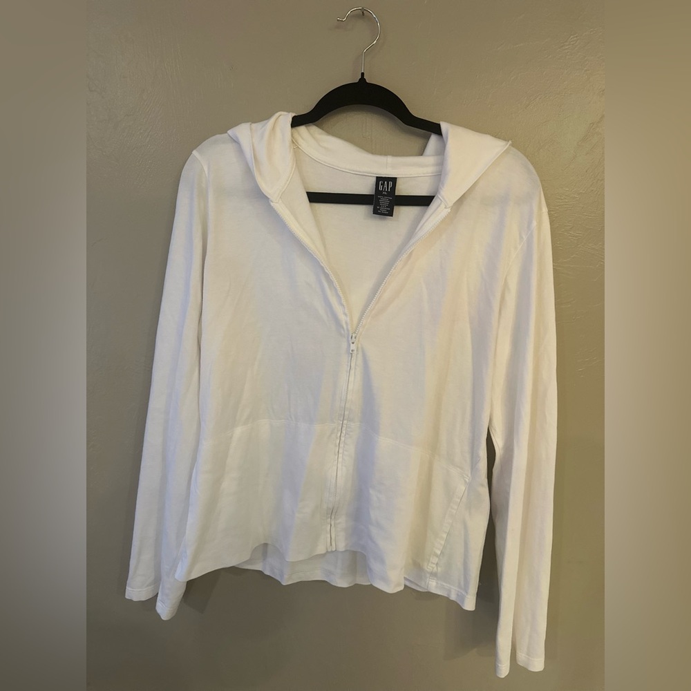 GAP Women's Classic White Hoodie